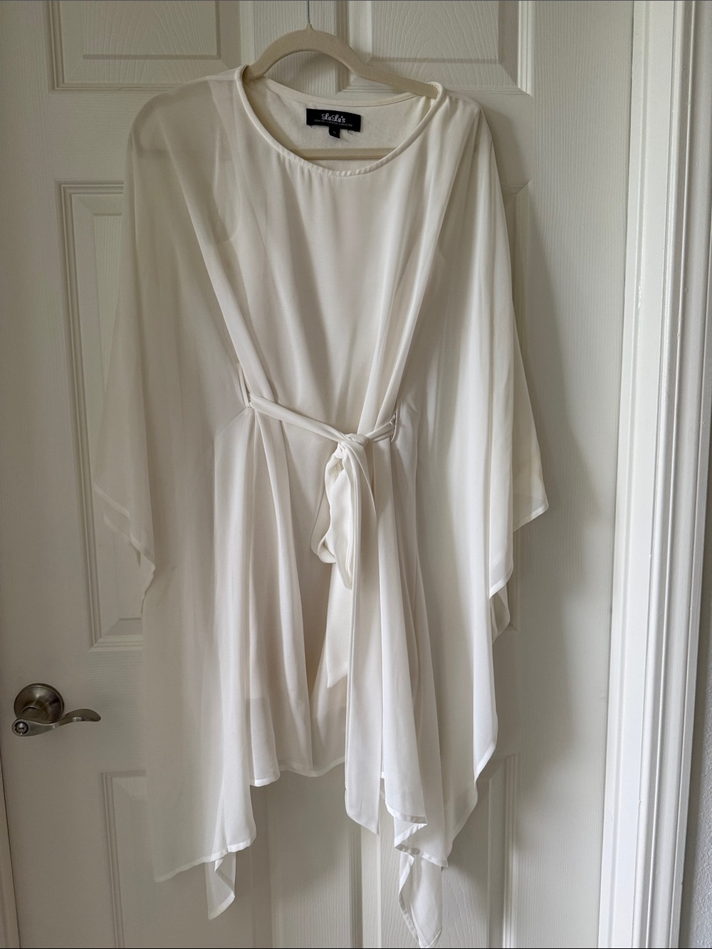 Lulu's Cream Layered Chiffon Tunic